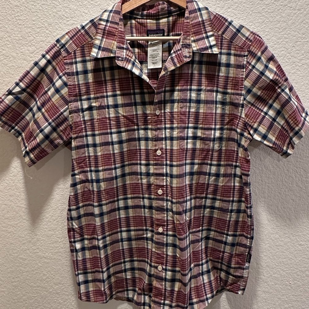 PATAGONIA ORGANIC COTTON PLAID SHIRT